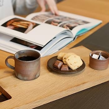 Amazon | Kitoen 備前焼と天然木のコーヒードリッパーセット